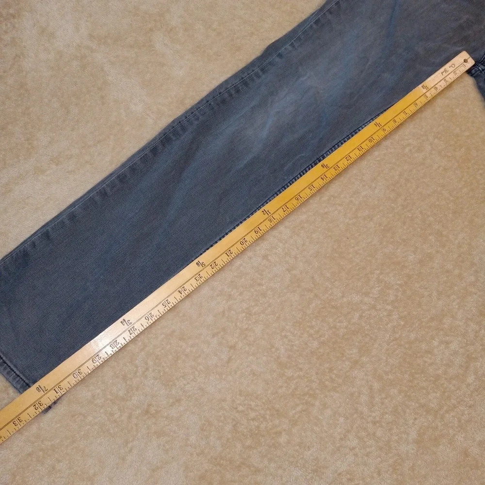 Hudson Men's Sartor Slouchy Skinny Button Fly Jeans Size 33x33 Black‎